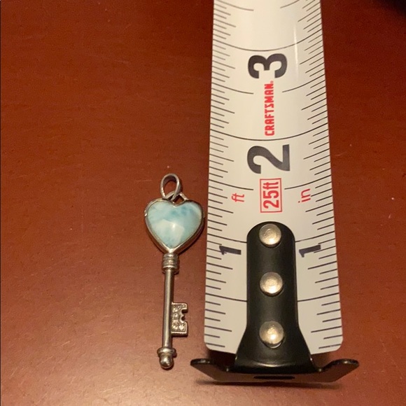 Sterling Silver Larimar Pendant Piece - Picture 4 of 5